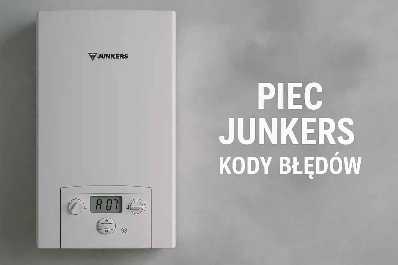 Błąd A07 na piecu Junkers. Może to oznaczać za dużą temperaturę na piecu.