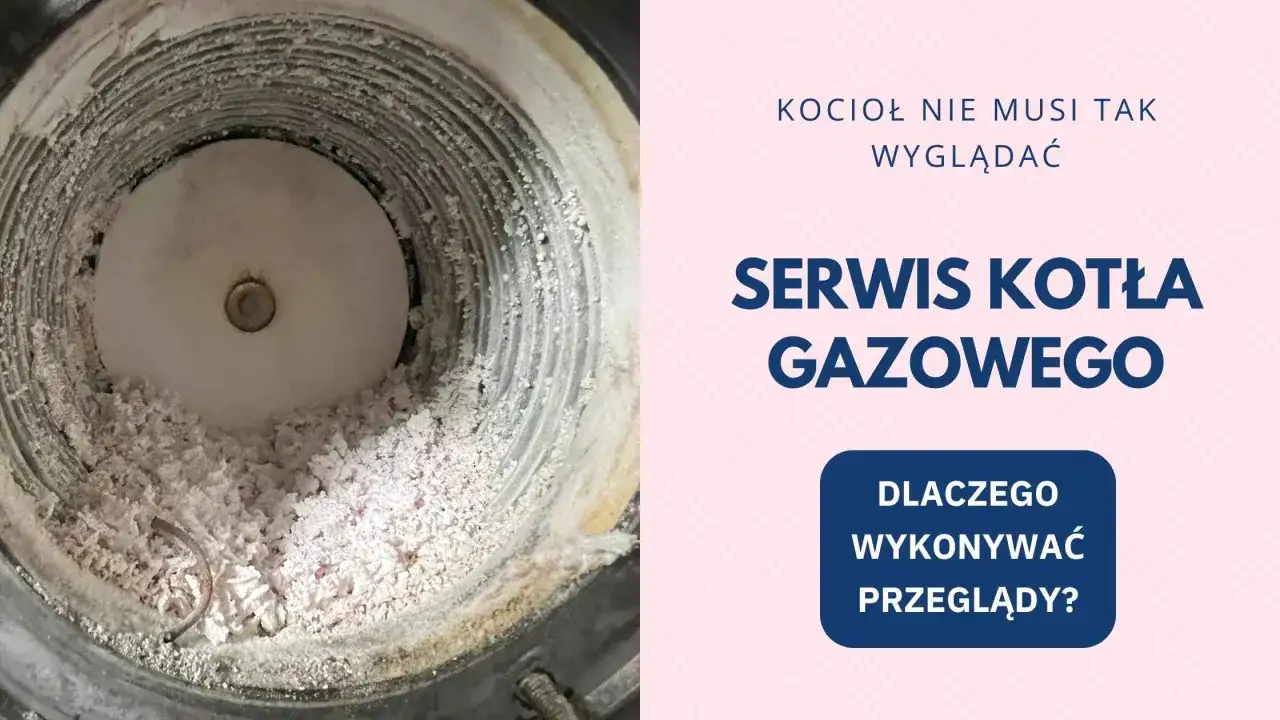 Wnętrze kotła gazowego z osadem. Fachowiec od pieca przypomina, że kocioł nie musi tak wyglądać. Serwis kotła gazowego to podstawa.